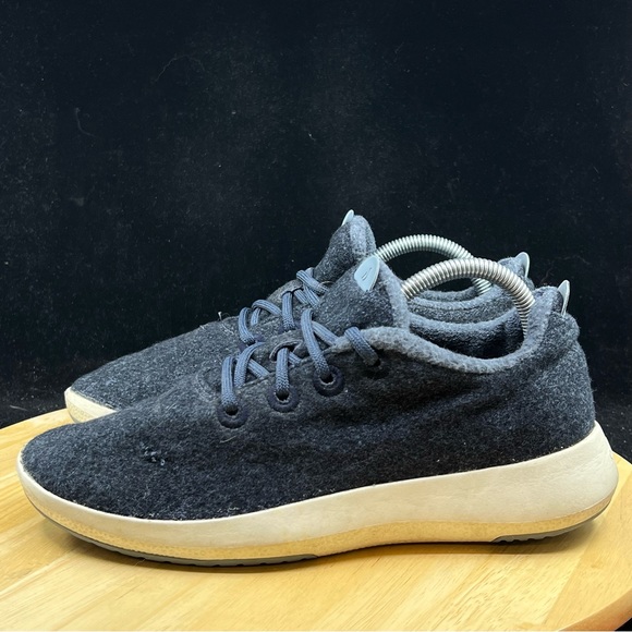 Allbirds Mizzle Wool Runner Charcoal Running Shoes Comfort Lace Up Size 10 Wmns - Picture 7 of 10